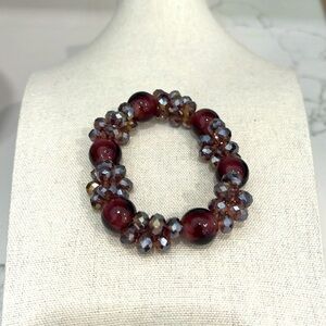 Art glass Petite Purple Bracelet